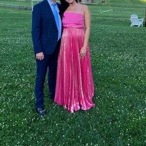 Alice and Olivia pink dress